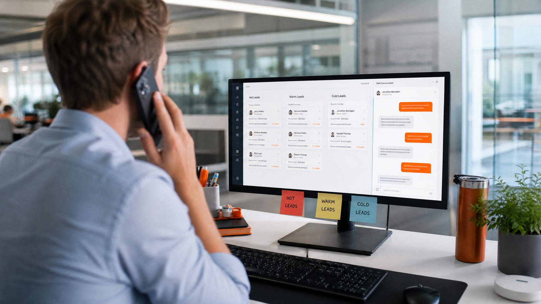 AI Lead Qualification with Voice, SMS, and CRM Automation